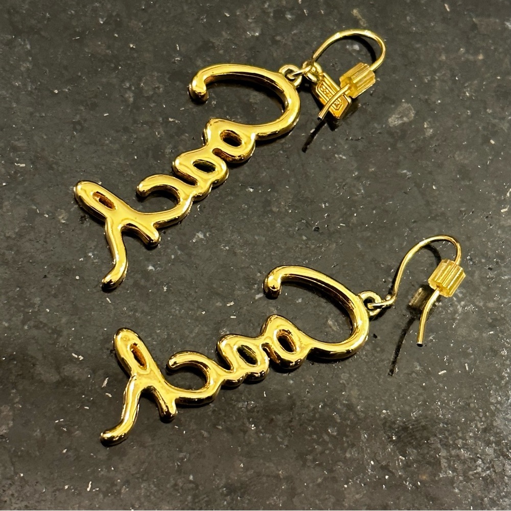 Coach Signature Earrings - Picture 2 of 7
